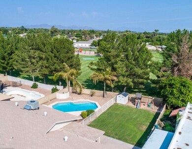 aerial backyard