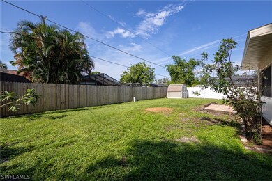 Nice shed on the property for storing lawn mover a