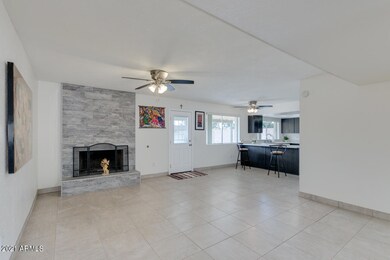 Fireplace in Family Room