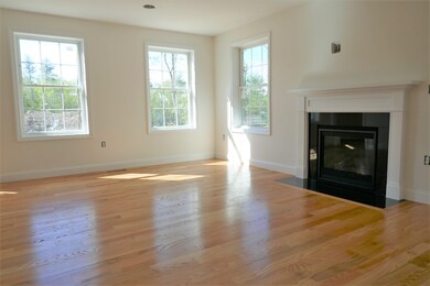 Spacious living room with a warm fireplace to sit 