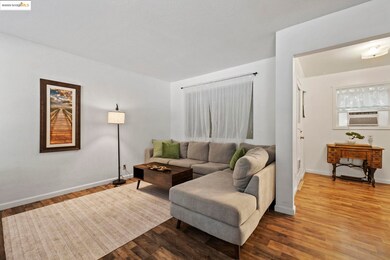 Living area featuring wood finished floors