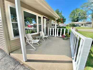 Large front porch.