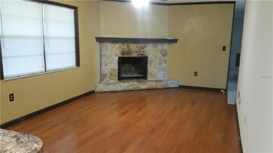 family room open to the kitchen