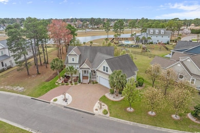 Bird's eye view featuring a residential view and a water view