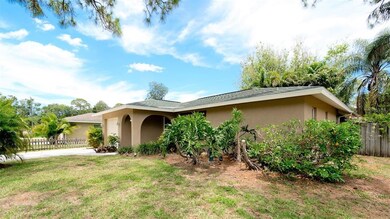 Front Yard and South Side of House