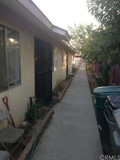 Front entrance to units