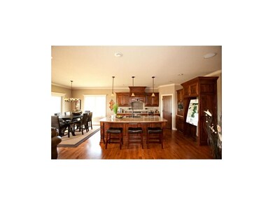 Open Kitchen and Dining Area