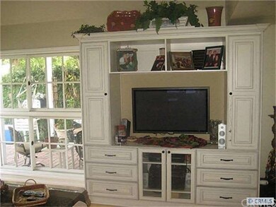 Family room entertainment area.