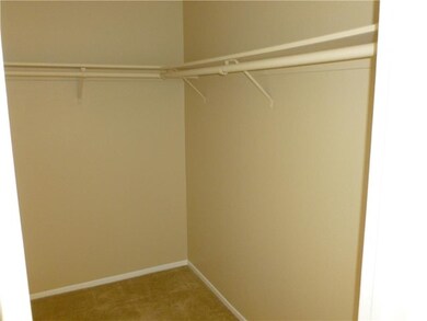 Huge walk in closet in master BR