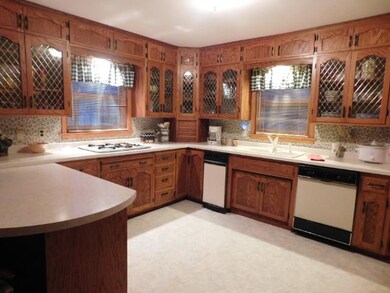 Large Kitchen with plenty of cabinets- eat in coun