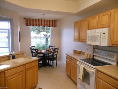 Kitchen with tray ceiling