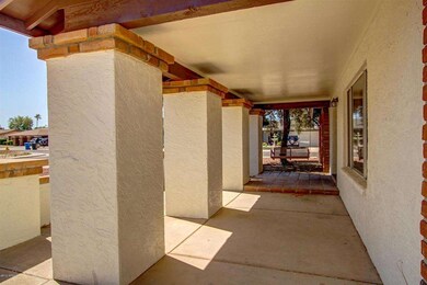 Welcoming front porch