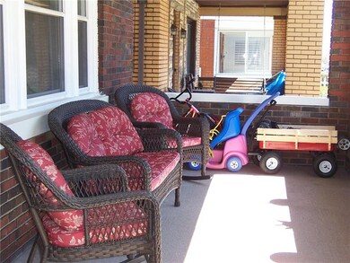 Welcoming covered front porch.
