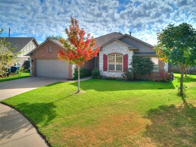 View of front of property with a front yard and a 