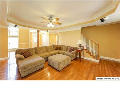 Beautiful trey ceiling in greatroom