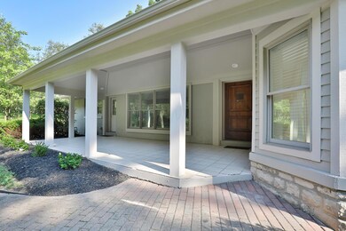 Covered front porch