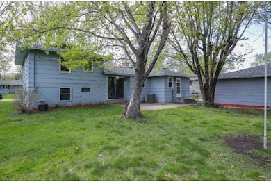 The backyard boasts tons of green space!  Great fl