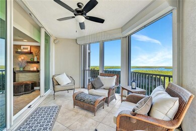 Lanai with views of Turkey Bay and Gulf