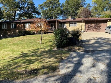 Beautiful cedar and stone front of house