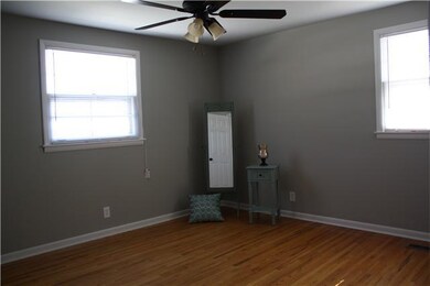 The master bedroom is large with good closet space and its own bathroom!