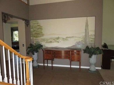 Foyer with Custom Painted Mural