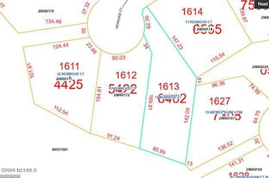 Lot 1627 Tax map