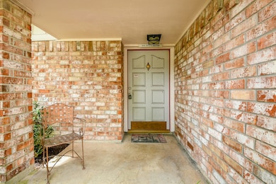 Covered front patio.
