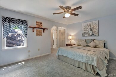 Spacious master suite