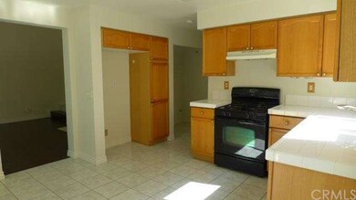 Spacious kitchen with direct access to the garage.
