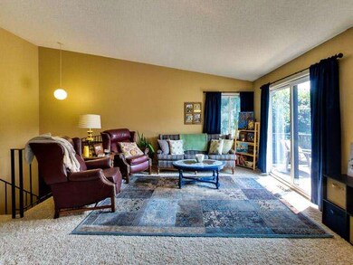 Open floor plan connects rooms