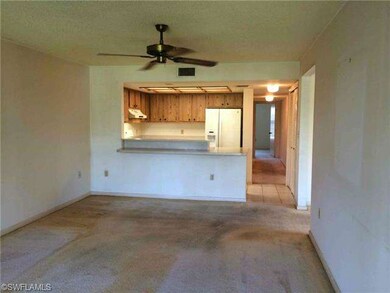 Family room looking towards kitchen.
