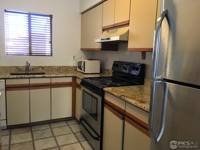 Slab granite counter & updated appliances