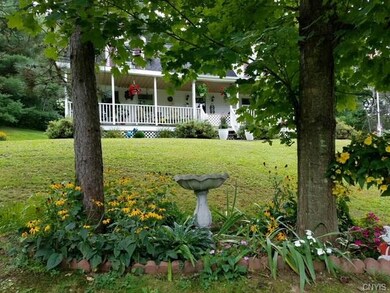 Nice perennials, comfortable setting