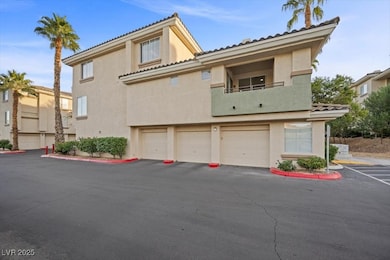 Large balcony and attached garage that enters directly into home.
