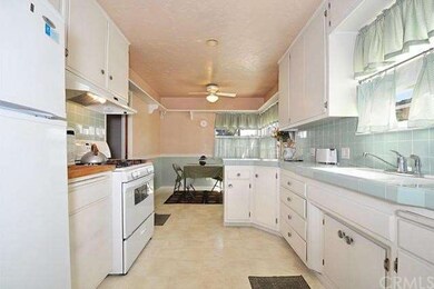 Dining area at north side of kitchen