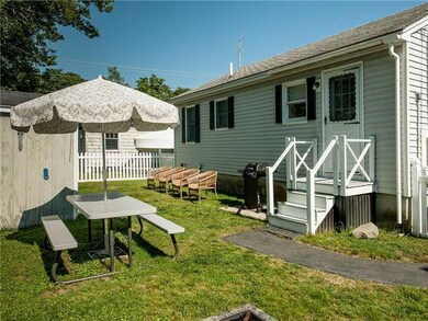 Back Yard. Fenced in backyard. Great...