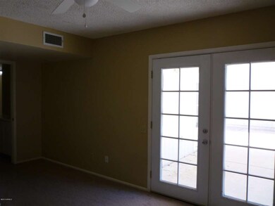 Master Bedroom French doors to Patio