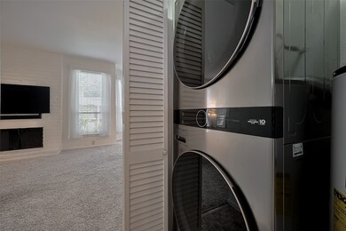 Updated stackable washer and dryer.