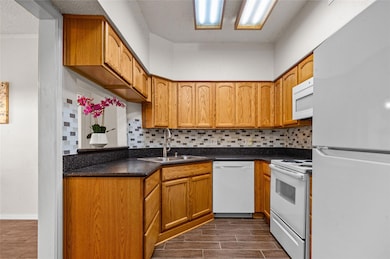Nicely updated kitchen with newer cabinets.