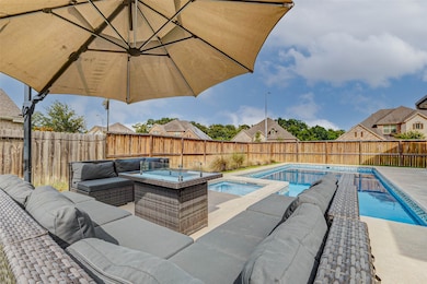 Outdoor living area and SALT water pool and spa wa