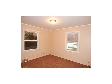 One of the downstairs bedrooms