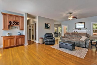 View of Main Living area from front door.  This ar