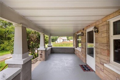 Covered front porch