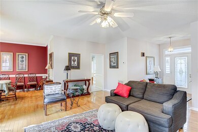 Additional view of the living room. Middle doorway leads to kitchen.