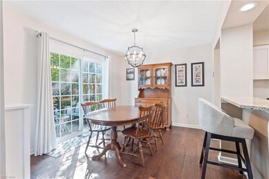 Dining room with patio access