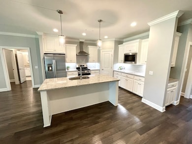 Fresh white cabinets w abundant storage