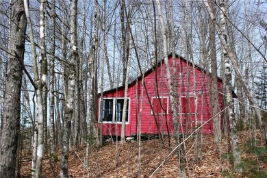 Cabin as perched on the side of the...