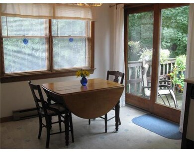 Kitchen. Nice dining area has view...