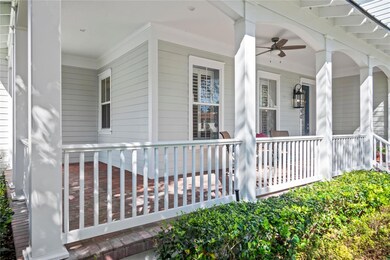 Spacious front and side porch.