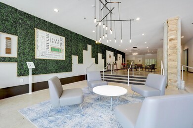 Lobby with recessed lighting